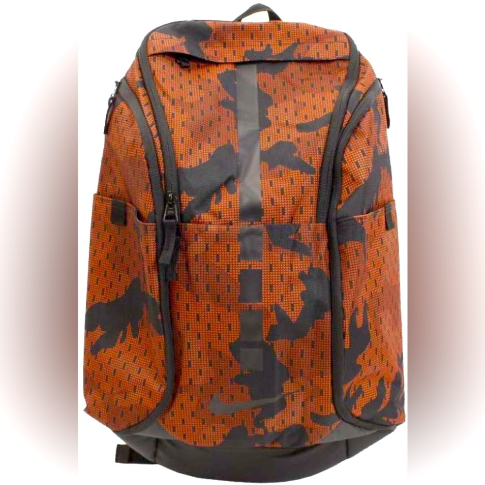 Used Nike Hoops Elite Pro Basketball Backpack - Camo Rust